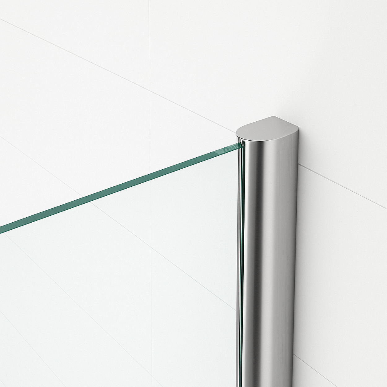 Wiesbaden Graffic Inloopdouche 10mm NANO Helder Glas / Chroom